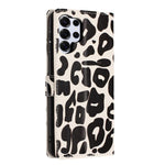 Portafoglio con stampa leopardata, custodia per telefono in ecopelle con cordino, For Galaxy S25 Ultra 5G, For Galaxy S24 FE 5G, For Galaxy S24 Ultra 5G, For Galaxy S24+ 5G