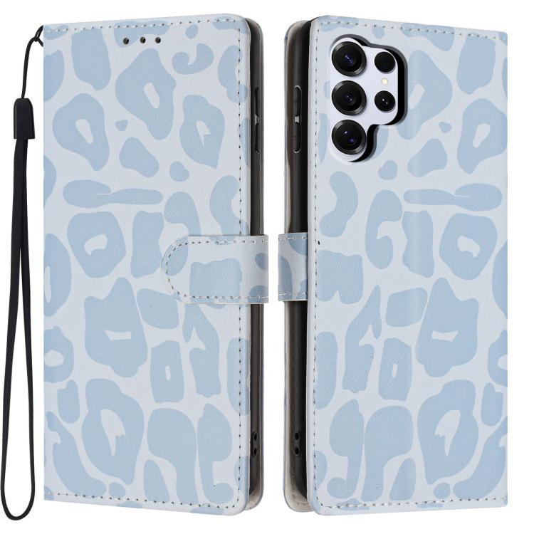 Portafoglio con stampa leopardata, custodia per telefono in ecopelle con cordino, For Galaxy S25 Ultra 5G, For Galaxy S24 FE 5G, For Galaxy S24 Ultra 5G, For Galaxy S24+ 5G