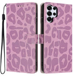 Portafoglio con stampa leopardata, custodia per telefono in ecopelle con cordino, For Galaxy S25 Ultra 5G, For Galaxy S24 FE 5G, For Galaxy S24 Ultra 5G, For Galaxy S24+ 5G