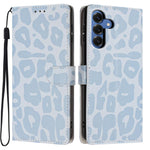 Portafoglio con stampa leopardata, custodia per telefono in ecopelle con cordino, For Galaxy S26 FE 5G, For Galaxy S26+ 5G, For Galaxy S26 Ultra 5G, For Galaxy S26 5G