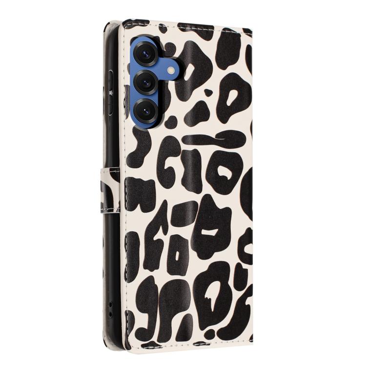 Portafoglio con stampa leopardata, custodia per telefono in ecopelle con cordino, For Galaxy S26 FE 5G, For Galaxy S26+ 5G, For Galaxy S26 Ultra 5G, For Galaxy S26 5G
