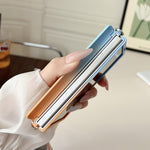 Custodia per telefono con obiettivo e cornice magnetica ad asse centrale e morsetto laterale, For Galaxy Z Fold8 5G