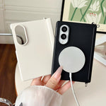 Custodia per telefono con obiettivo e cornice magnetica ad asse centrale e morsetto laterale, For Galaxy Z Fold8 5G