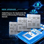JTX T4 Max Universal Chips Glue Removal and Tin Planting Platform Set for iPhone / Samsung / Hisilicon / Android RAM