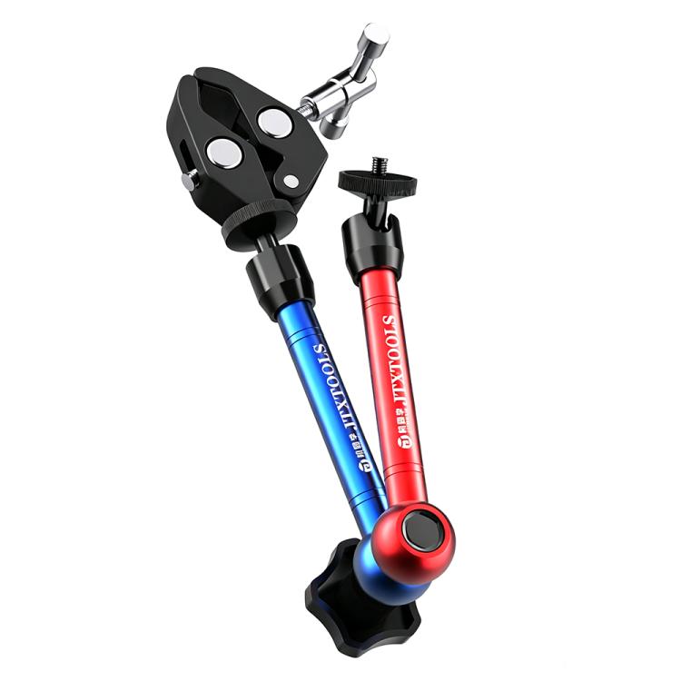 JTX X2 Supporto universale multifunzione a mano magica per amperometro curvo / fotocamere / obiettivi macro