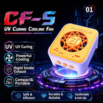 Mobile Phone Motherboard PCB Repair 2-in-1 UV Curing Light with Cooling Fans