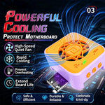 Mobile Phone Motherboard PCB Repair 2-in-1 UV Curing Light with Cooling Fans
