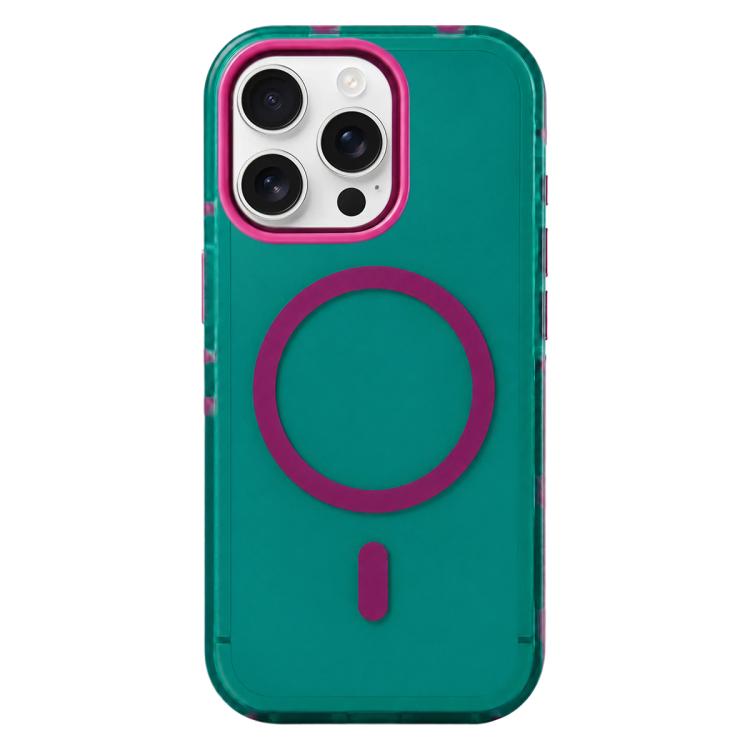 Custodia per telefono magnetica in TPU con cornice in metallo e bordi antiscivolo., For iPhone 16 Pro, For iPhone 16, For iPhone 15 Pro Max, For iPhone 15 Pro