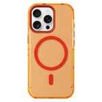 Custodia per telefono magnetica in TPU con cornice in metallo e bordi antiscivolo., For iPhone 16 Pro, For iPhone 16, For iPhone 15 Pro Max, For iPhone 15 Pro