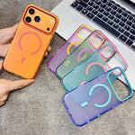 Custodia per telefono magnetica in TPU con cornice in metallo e bordi antiscivolo., For iPhone 16 Pro, For iPhone 16, For iPhone 15 Pro Max, For iPhone 15 Pro