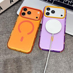 Custodia per telefono magnetica in TPU con cornice in metallo e bordi antiscivolo., For iPhone 17 Pro Max, For iPhone 17 Pro, For iPhone 17, For iPhone 16 Pro Max