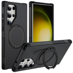 Custodia per telefono con supporto magnetico girevole a 360°, For Galaxy S24 Ultra 5G, For Galaxy S23 Ultra 5G