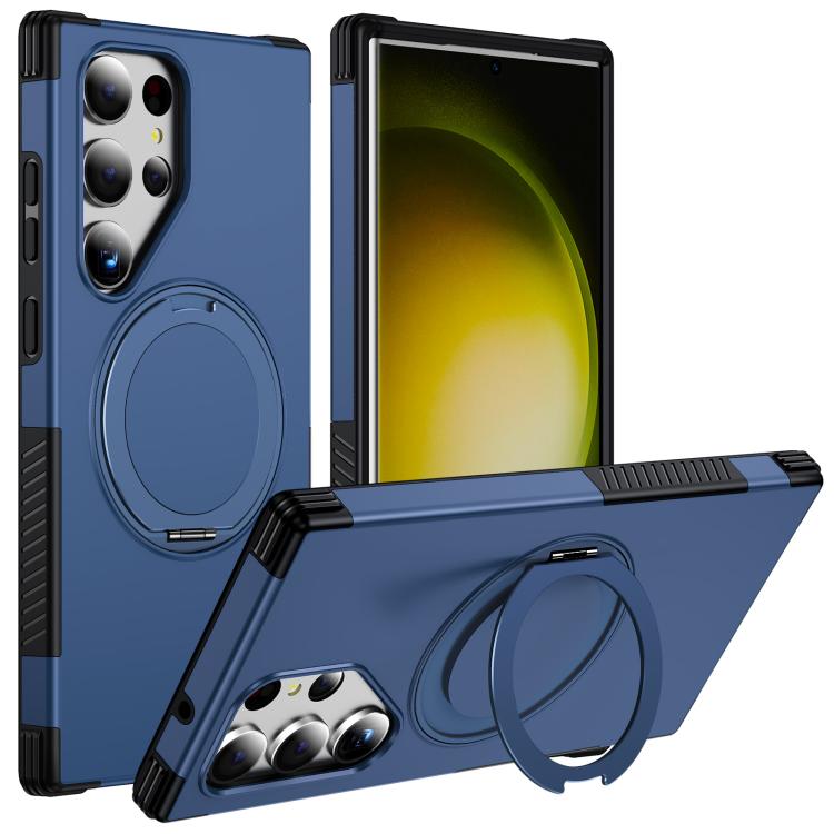 Custodia per telefono con supporto magnetico girevole a 360°, For Galaxy S24 Ultra 5G, For Galaxy S23 Ultra 5G