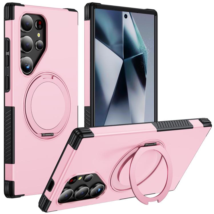 Custodia per telefono con supporto magnetico girevole a 360°, For Galaxy S24 Ultra 5G, For Galaxy S23 Ultra 5G