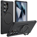 Custodia per telefono con supporto magnetico girevole a 360°, For Galaxy S24 Ultra 5G, For Galaxy S23 Ultra 5G