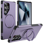 Custodia per telefono con supporto magnetico girevole a 360°, For Galaxy S24 Ultra 5G, For Galaxy S23 Ultra 5G
