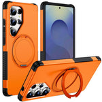 Custodia per telefono con supporto magnetico girevole a 360°, For Galaxy S26 Ultra 5G, For Galaxy S26 5G, For Galaxy S25 Ultra 5G