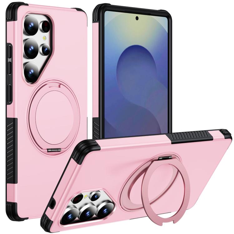 Custodia per telefono con supporto magnetico girevole a 360°, For Galaxy S26 Ultra 5G, For Galaxy S26 5G, For Galaxy S25 Ultra 5G