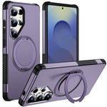 Custodia per telefono con supporto magnetico girevole a 360°, For Galaxy S26 Ultra 5G, For Galaxy S26 5G, For Galaxy S25 Ultra 5G
