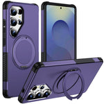 Custodia per telefono con supporto magnetico girevole a 360°, For Galaxy S26 Ultra 5G, For Galaxy S26 5G, For Galaxy S25 Ultra 5G