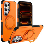 Custodia per telefono con supporto magnetico girevole a 360°, For Galaxy S26 Ultra 5G, For Galaxy S26 5G, For Galaxy S25 Ultra 5G