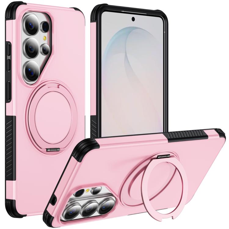 Custodia per telefono con supporto magnetico girevole a 360°, For Galaxy S26 Ultra 5G, For Galaxy S26 5G, For Galaxy S25 Ultra 5G