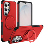 Custodia per telefono con supporto magnetico girevole a 360°, For Galaxy S26 Ultra 5G, For Galaxy S26 5G, For Galaxy S25 Ultra 5G