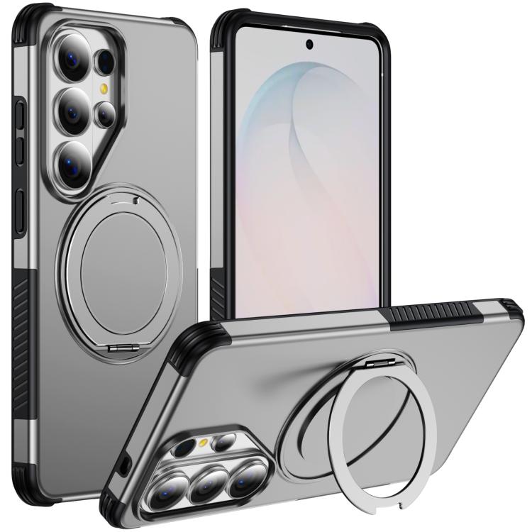 Custodia per telefono con supporto magnetico girevole a 360°, For Galaxy S26 Ultra 5G, For Galaxy S26 5G, For Galaxy S25 Ultra 5G