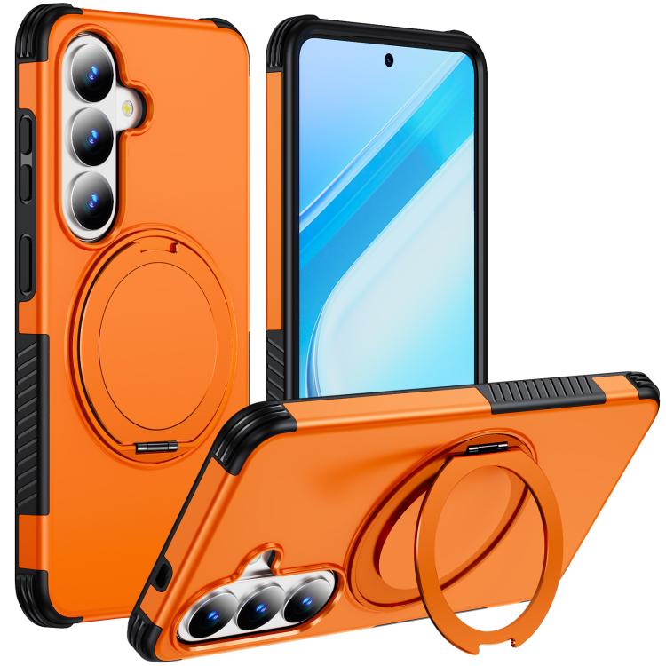 Custodia per telefono con supporto magnetico girevole a 360°, For Galaxy S26 Ultra 5G, For Galaxy S26 5G, For Galaxy S25 Ultra 5G