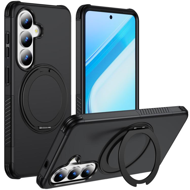 Custodia per telefono con supporto magnetico girevole a 360°, For Galaxy S26 Ultra 5G, For Galaxy S26 5G, For Galaxy S25 Ultra 5G
