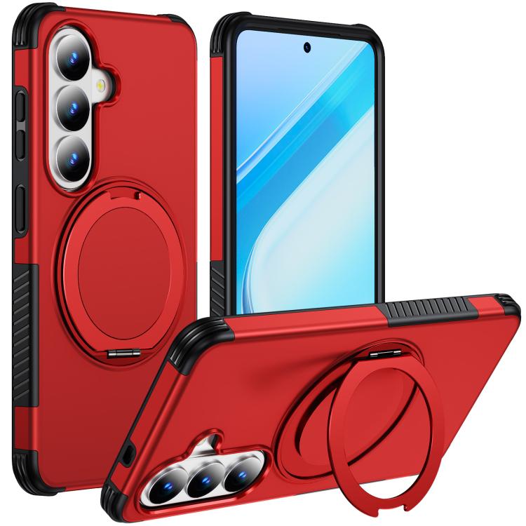 Custodia per telefono con supporto magnetico girevole a 360°, For Galaxy S26 Ultra 5G, For Galaxy S26 5G, For Galaxy S25 Ultra 5G