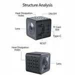 X7 1080P HD Smart WiFi IP Camera Supports Night Vision & Motion Detection