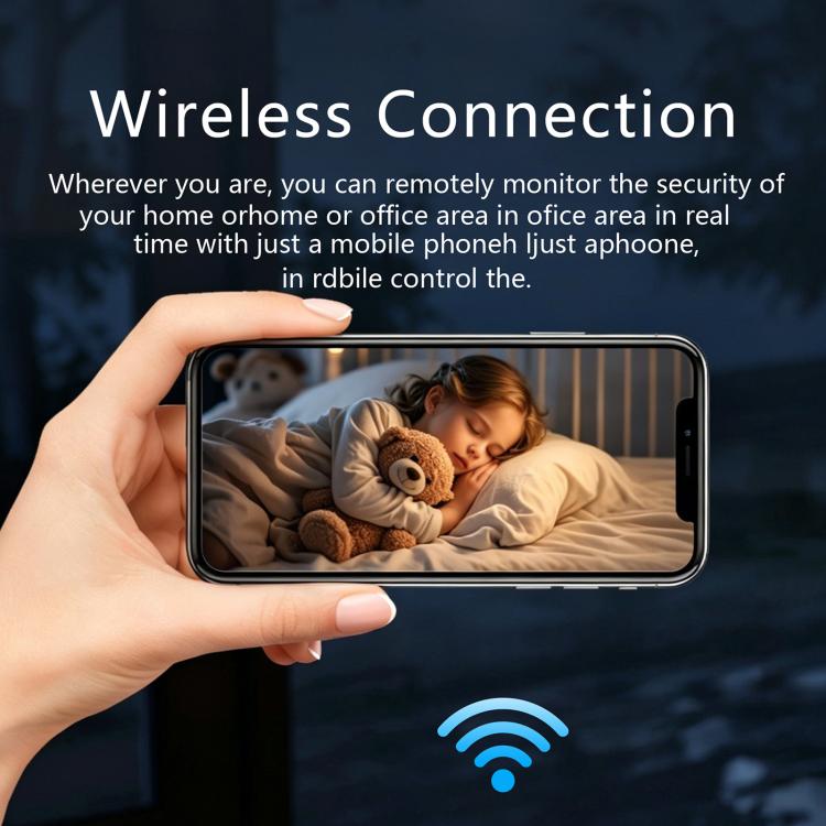X7 1080P HD Smart WiFi IP Camera Supports Night Vision & Motion Detection
