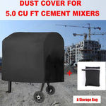 Outdoor Cement Mixer Cover Dustproof Waterproof Sunproof Protective Cover, 210D Oxford Cloth, 420D Oxford Cloth, 600D Oxford Cloth