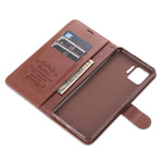 Custodia in pelle a conchiglia orizzontale con struttura in pelle di pecora AZNS con supporto, slot per carte e portafoglio, For OPPO F17 Pro / A93, For OPPO Realme 7 4G