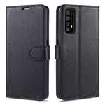 Custodia in pelle a conchiglia orizzontale con struttura in pelle di pecora AZNS con supporto, slot per carte e portafoglio, For OPPO F17 Pro / A93, For OPPO Realme 7 4G