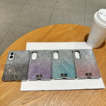Custodia per telefono con targhetta personalizzata a gradiente magnetico ad asse centrale galvanizzato con effetto increspatura dell'acqua., For Galaxy Z Fold8 5G
