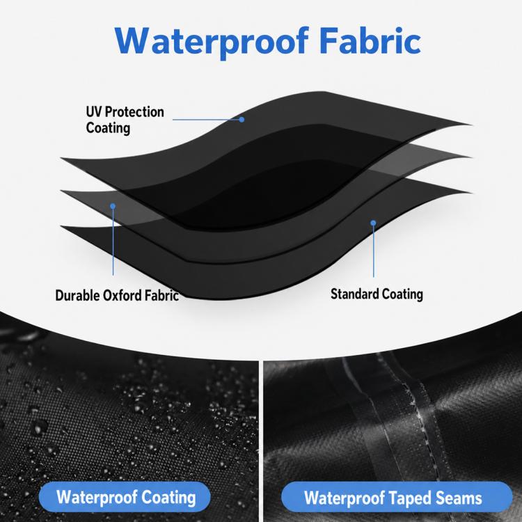 Outdoor Kayak 210D Oxford Cloth Sunproof Waterproof Protective Cover, 2.1-2.5m Boat, 2.6-3m Boat, 3.6-4m Boat, 4.6-5m Boat, 5.6-6m Boat, 3.1-3.5m Boat, 4.1-5m Boat