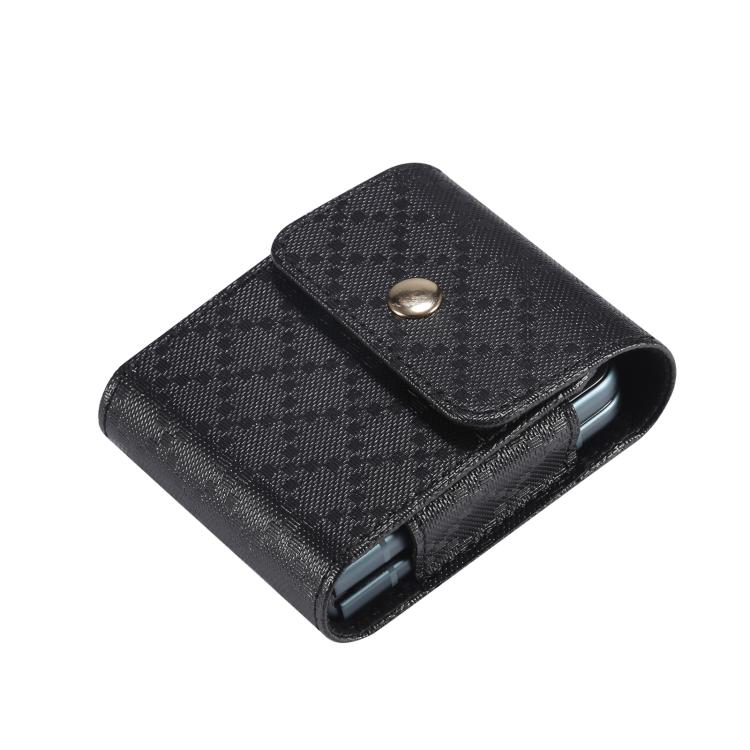 Custodia per telefono da cintura con trama a scacchi, For Galaxy Z Flip8 / Flip7 5G