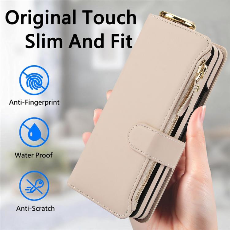 Portafoglio multifunzionale con anello a tracolla e custodia per telefono in pelle., For Galaxy Z Fold8 Ultra 5G