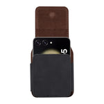 Custodia per telefono da appendere in vita con texture effetto pelle., For Galaxy Z Flip8 / Flip7 5G