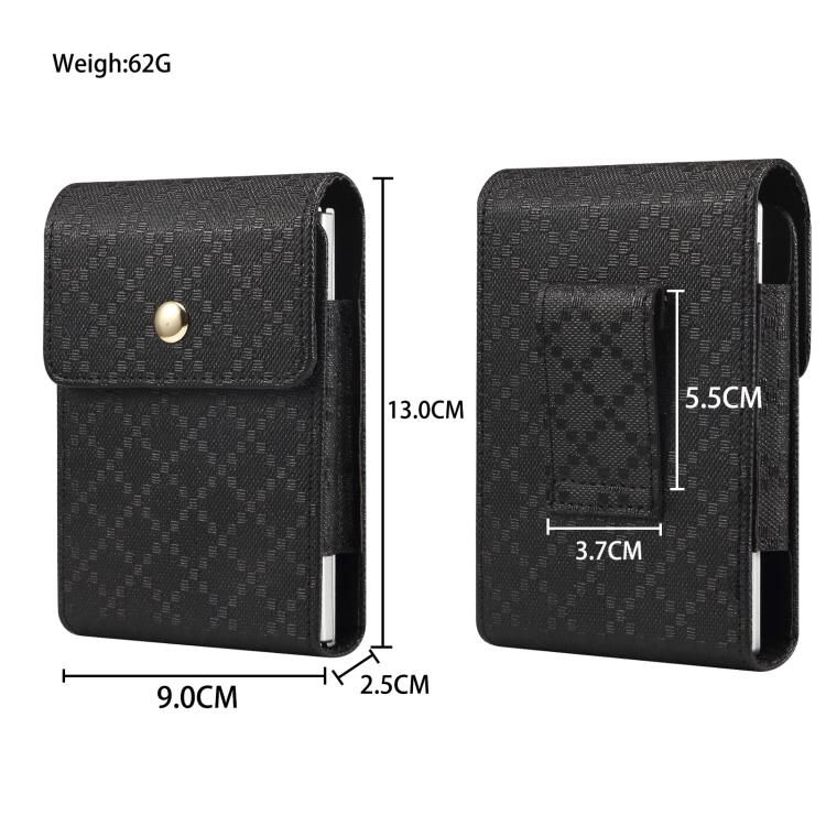 Custodia per telefono da cintura con trama a scacchi, For Samsung Galaxy Z Fold8 5G