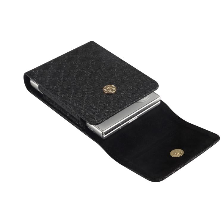 Custodia per telefono da cintura con trama a scacchi, For Samsung Galaxy Z Fold8 5G
