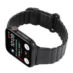 Cinturino in pelle con fibbia per Apple Watch 41mm e 44mm