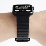 Cinturino in pelle con fibbia per Apple Watch 41mm e 44mm