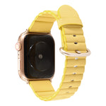 Cinturino in pelle con fibbia per Apple Watch 41mm e 44mm