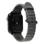 Cinturino in pelle con fibbia per Apple Watch 41mm e 44mm