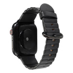 Cinturino in pelle con fibbia per Apple Watch 41mm e 44mm