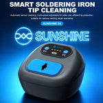 SUNSHINE S4 Adjustable Speed Automatic Soldering Iron Tip Cleaner, Plug: EU Plug, EU Plug