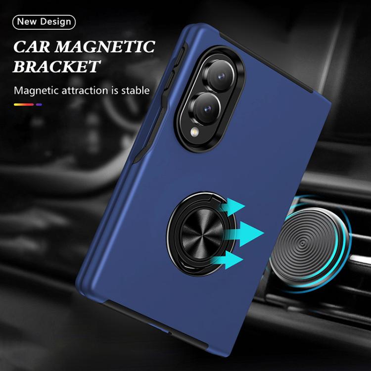 Custodia magnetica per telefono in PC + TPU con anello di supporto invisibile, For Galaxy Z Fold8 5G, For Galaxy Z Fold8 Ultra 5G